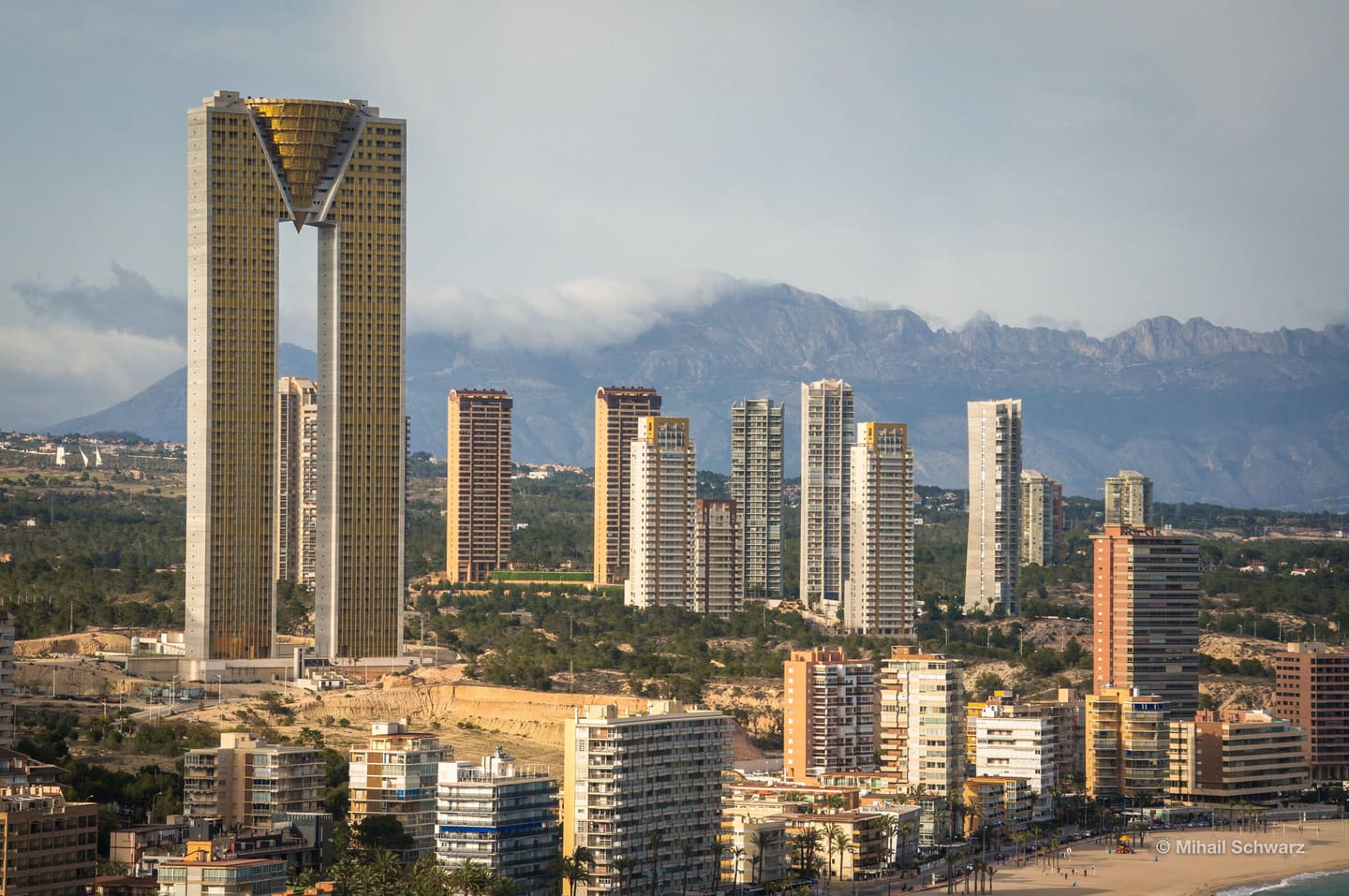 Die Wolkenkratzer von Benidorm