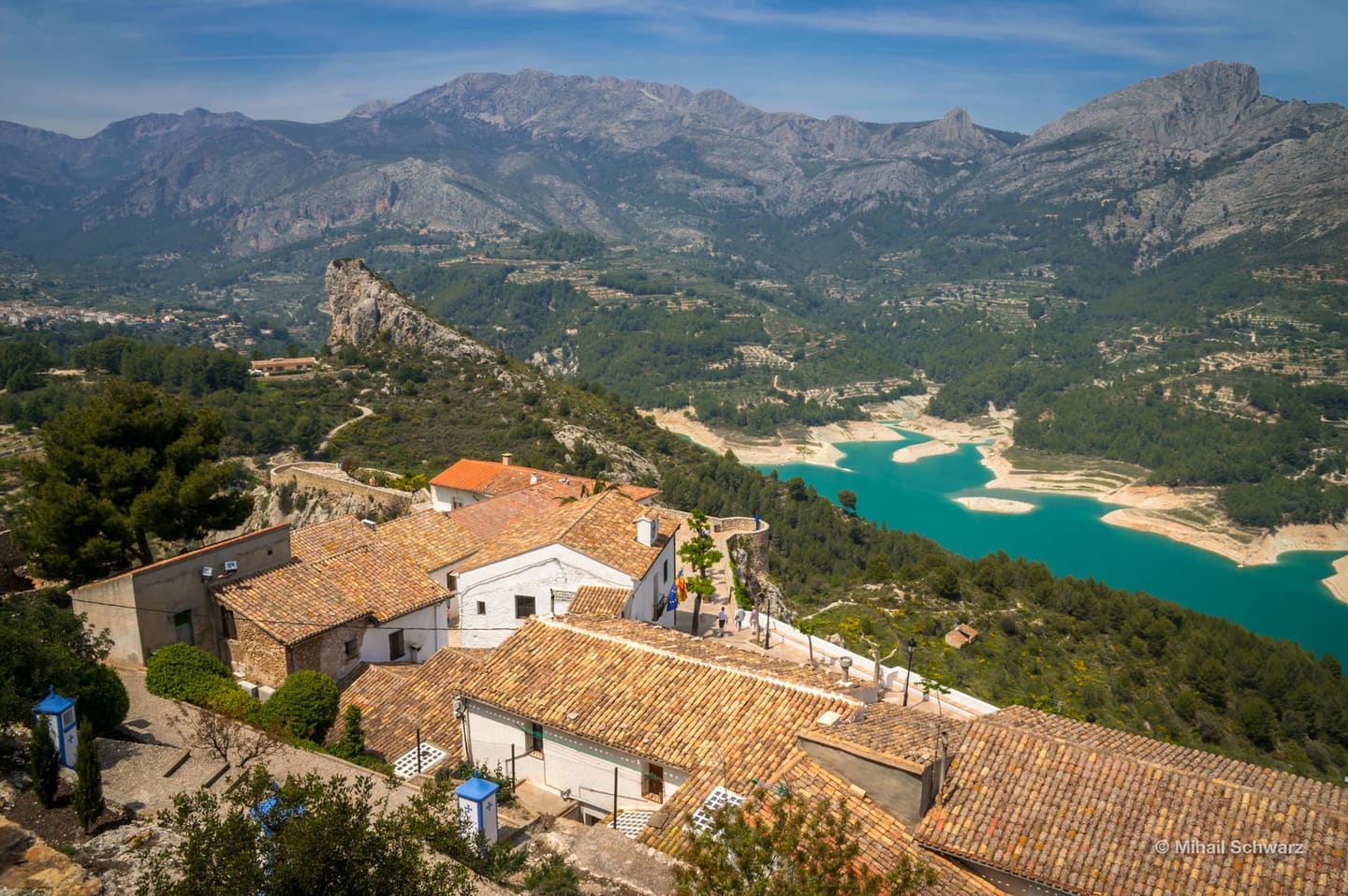 Blick von einer der Aussichtsplattformen der Stadt Guadaleste