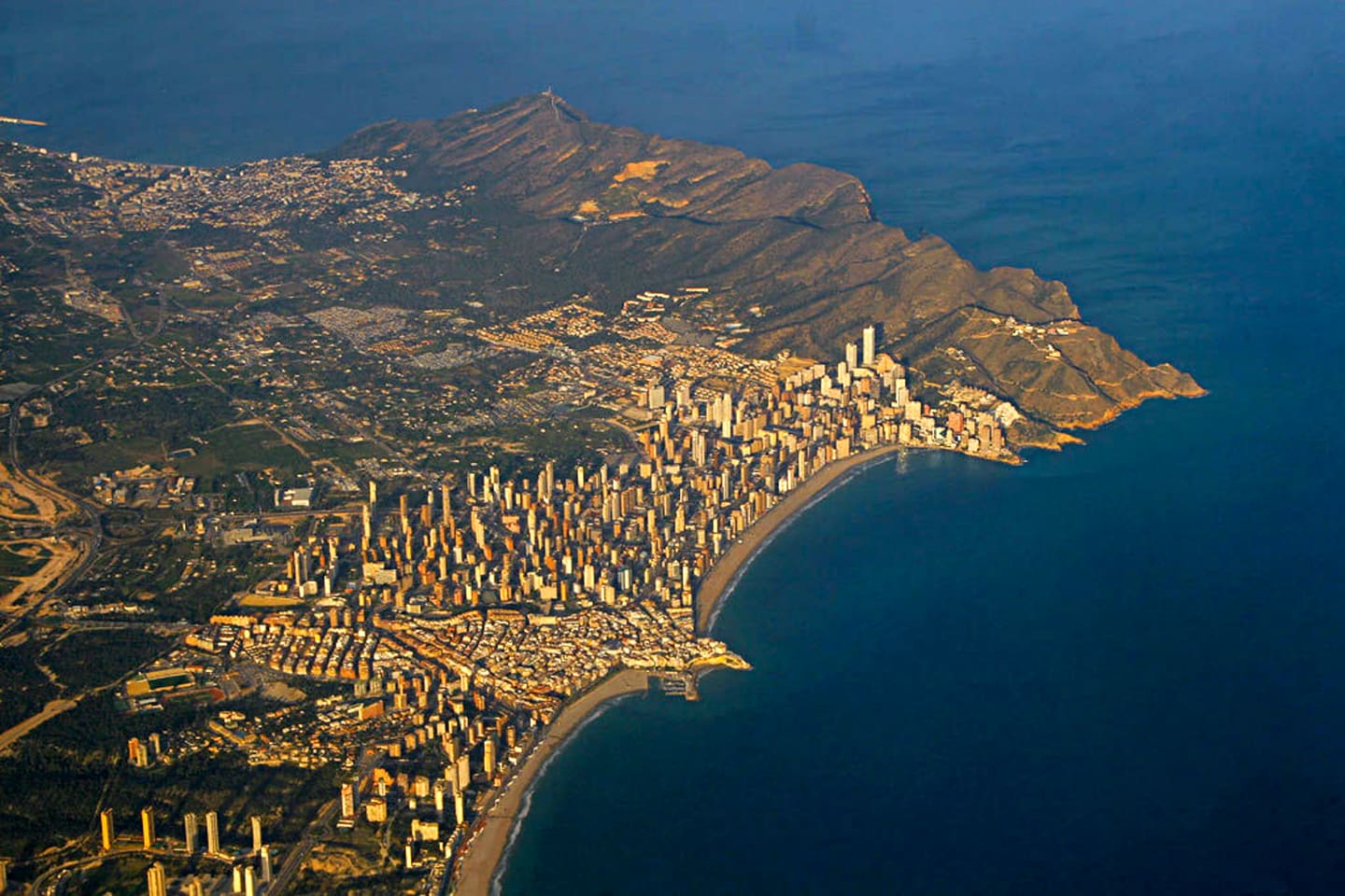 Benidorm von oben