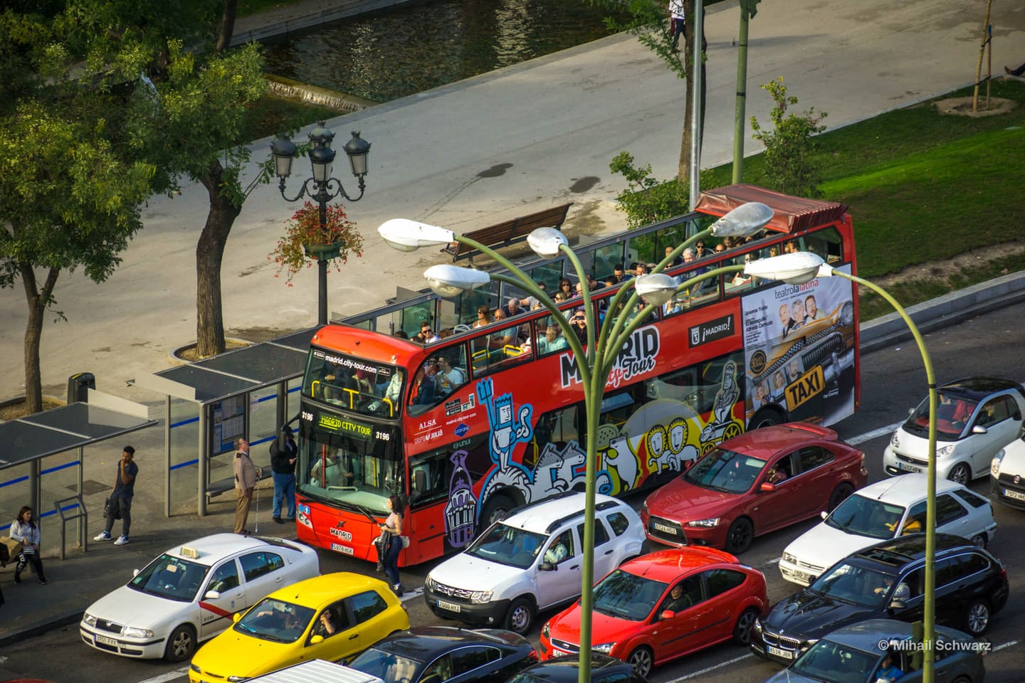 Madrid Stadtrundfahrt Bus