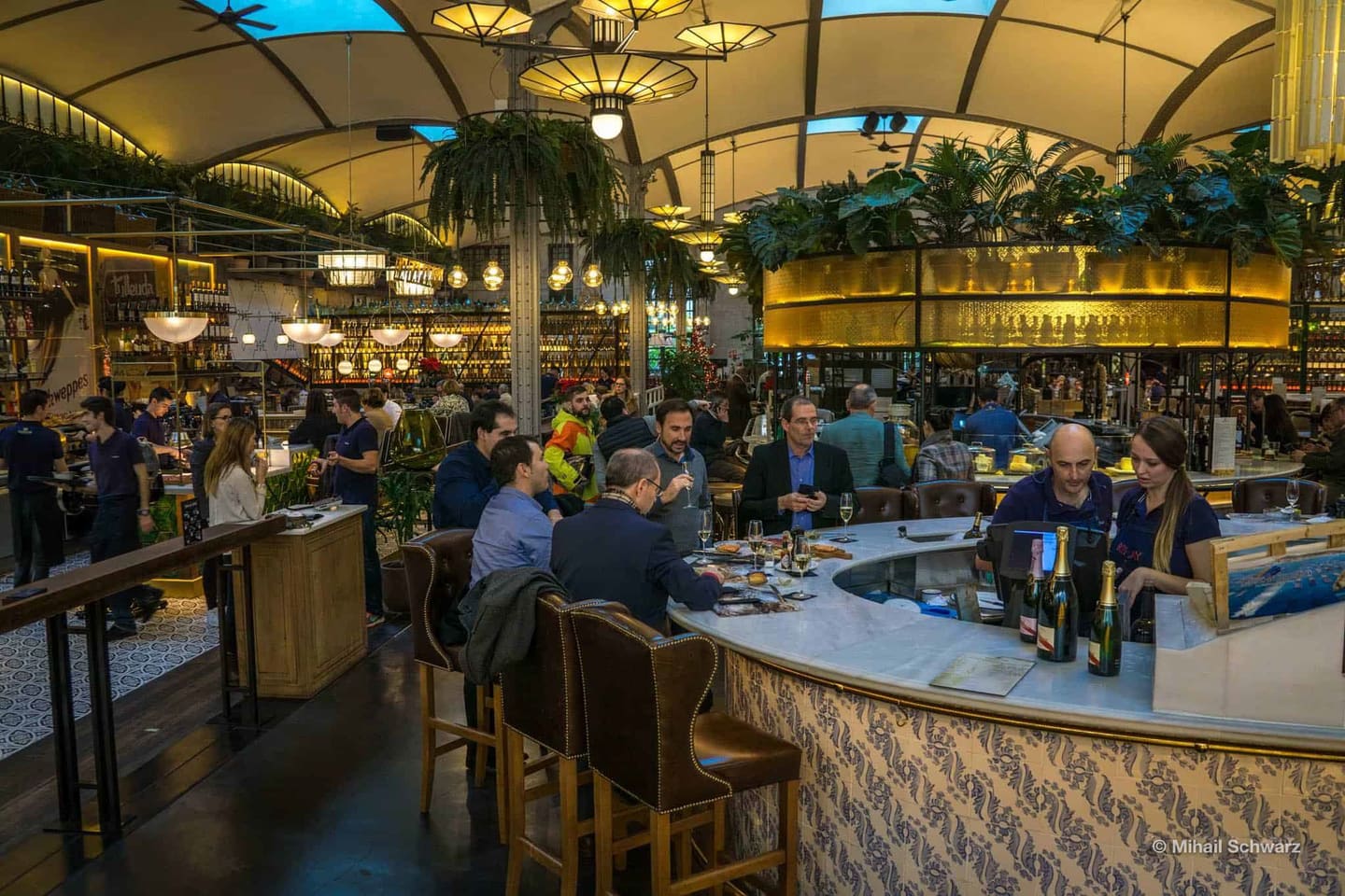 In einem Restaurant in Barcelona