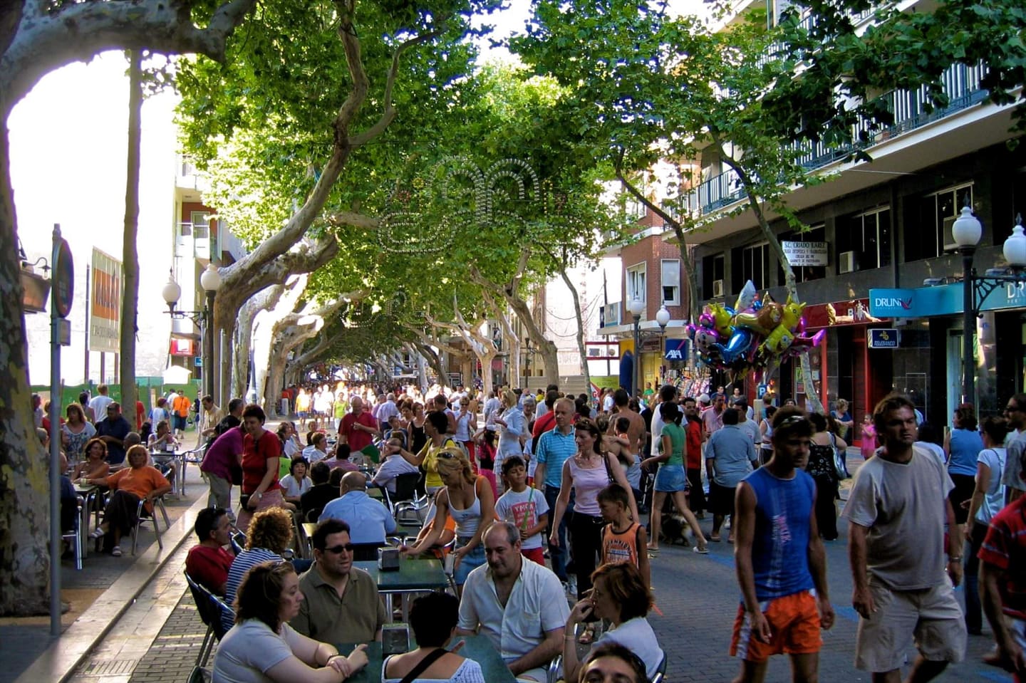Straße Marquesa de Campos nach dem Stiertreiben